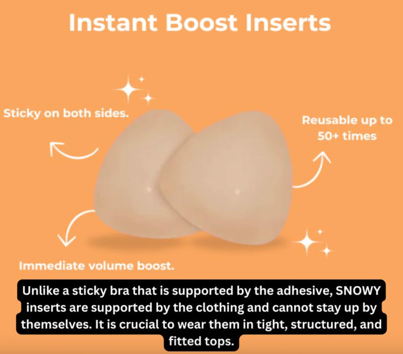 SNOWY™ STICKY INSERTS - INSTANT LIFT & VOLUME - Image 6