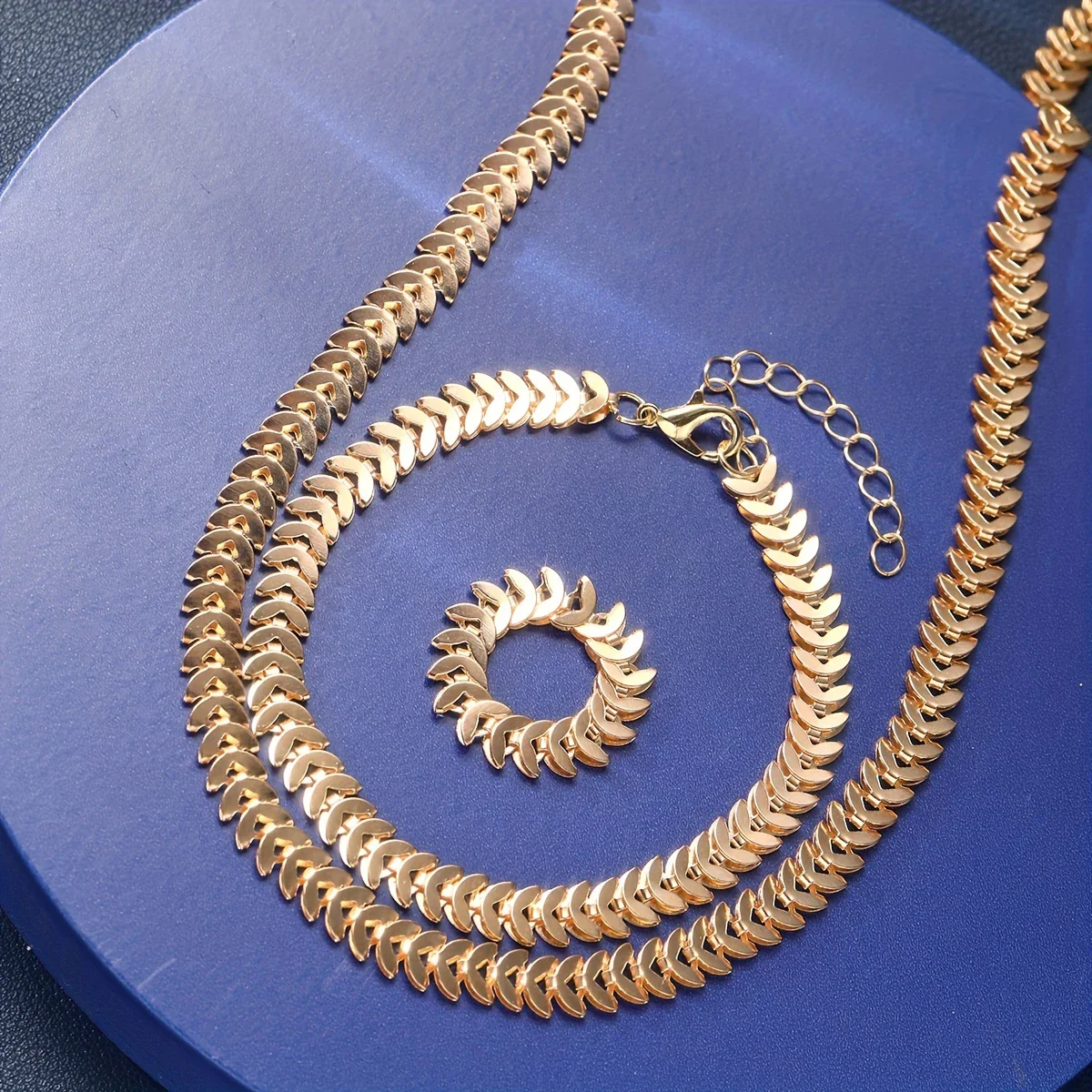 SOLARA BLOOM™ — 3PCS WOMEN’S NECKLACE, BRACELET & RING SET - Image 4