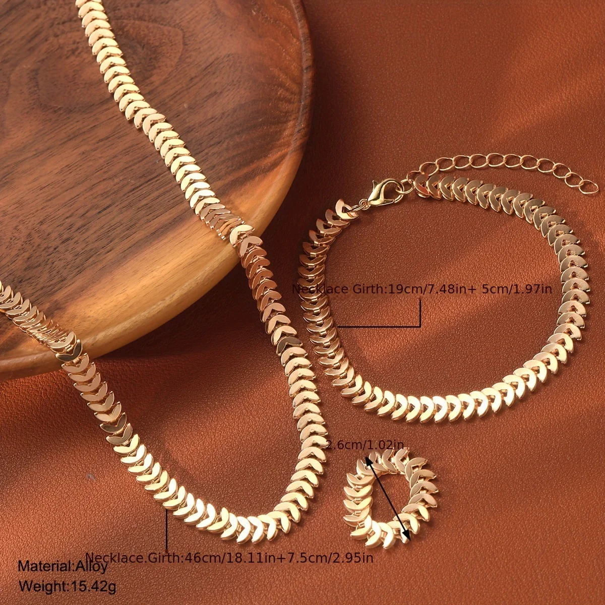 SOLARA BLOOM™ — 3PCS WOMEN’S NECKLACE, BRACELET & RING SET - Image 5