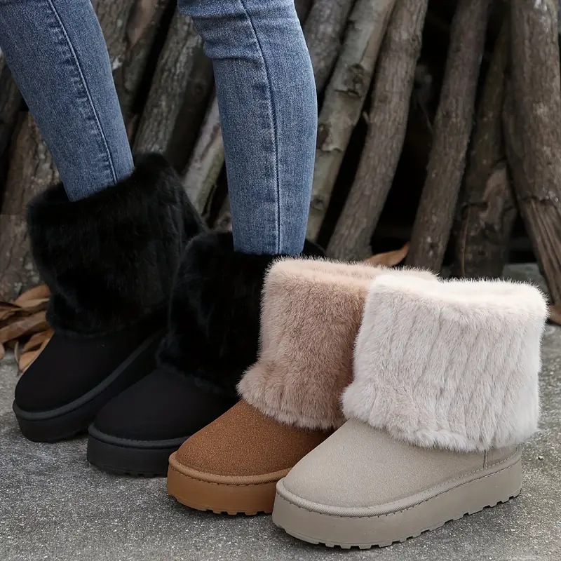 SOLINA™ COZY FLUFFY WINTER BOOTS - Image 5