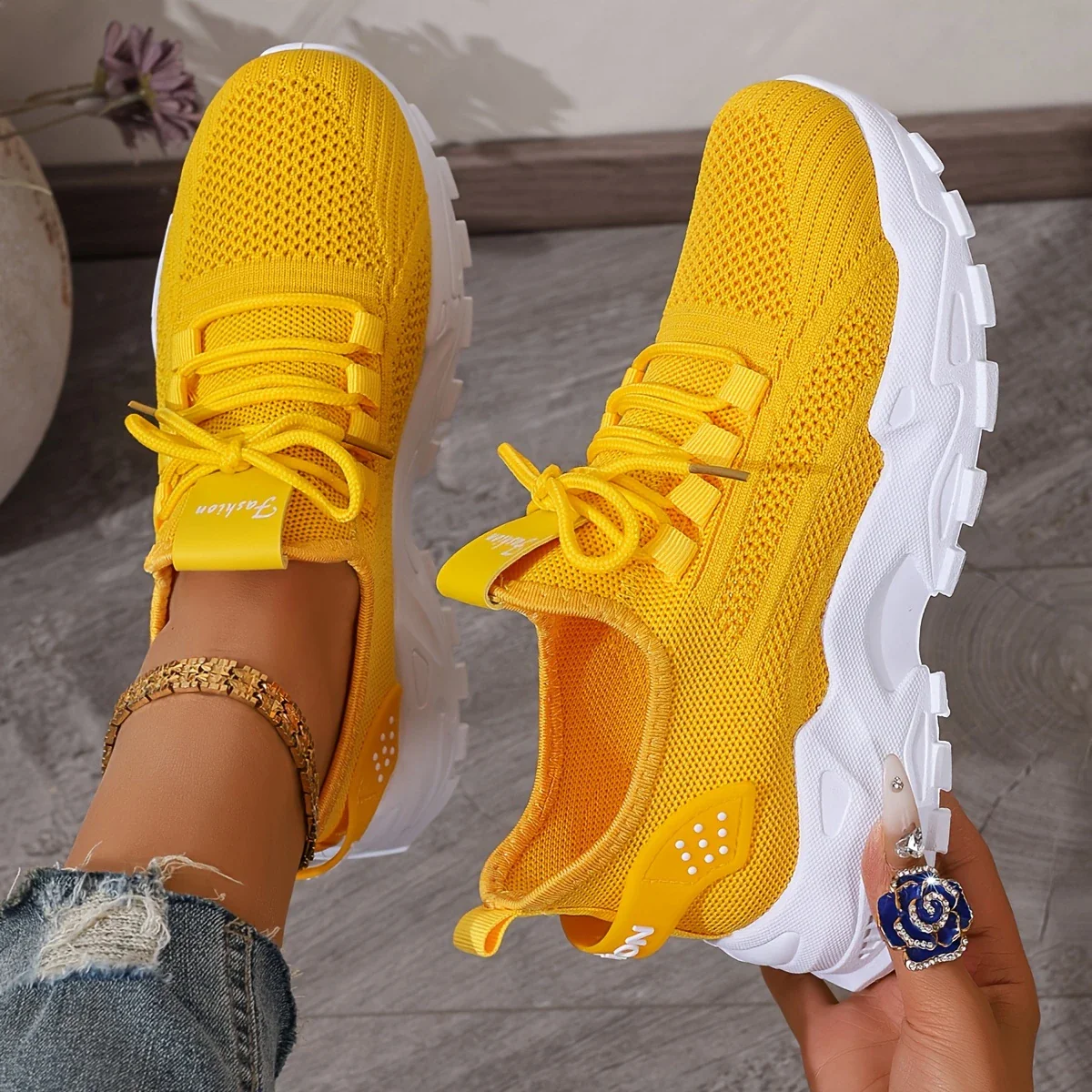 SOPHIE™ WOMEN'S BREATHABLE KNIT ORTHOPEDIC SNEAKERS - Image 5
