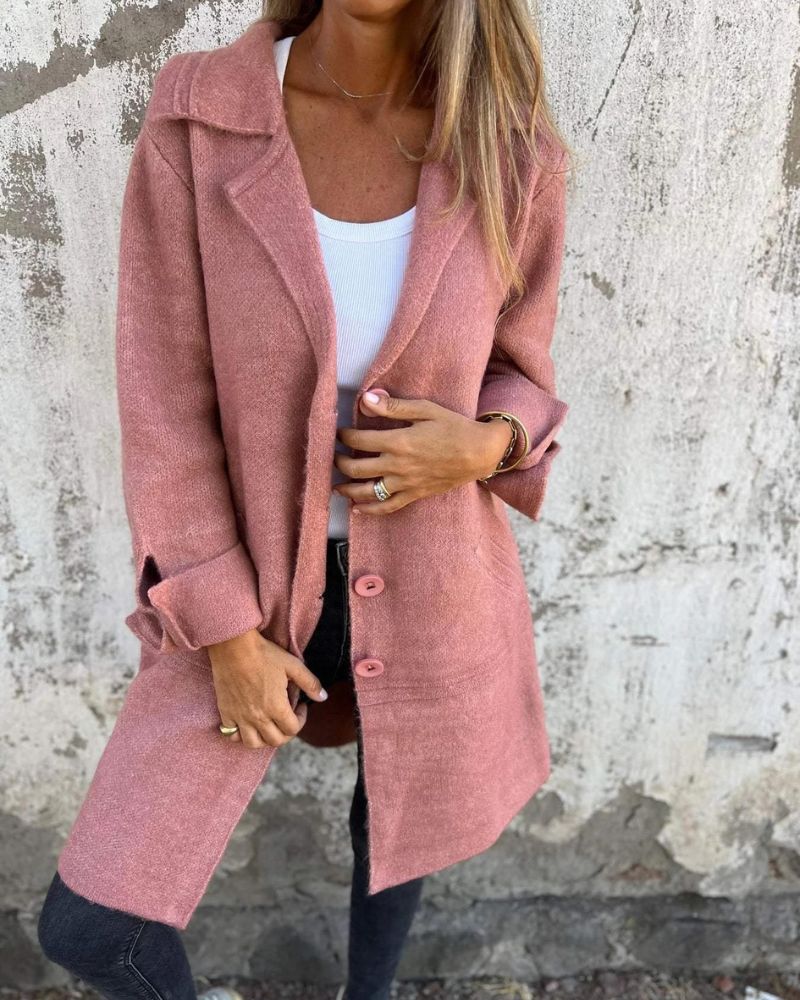 SORAYA™ | LONG CASUAL COAT - Image 4