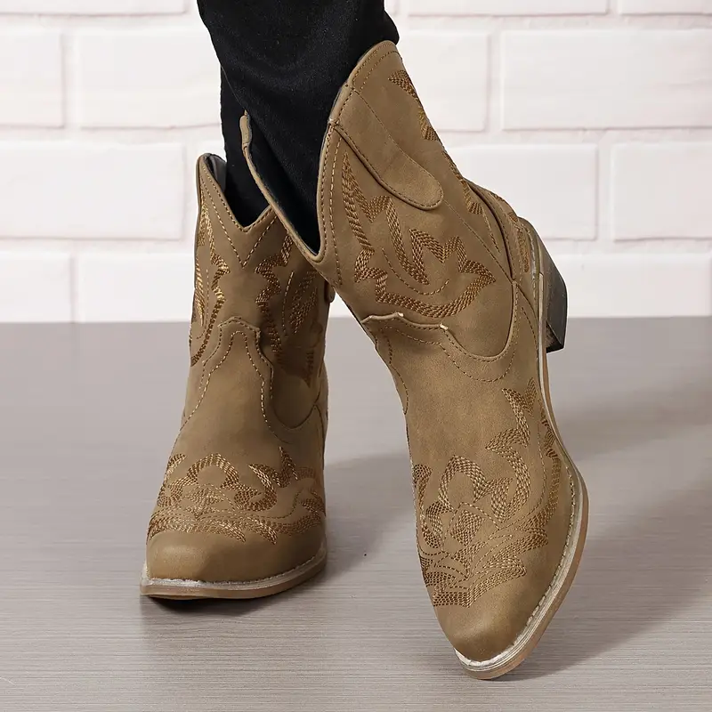 SORELLE™ VINTAGE FLORAL EMBROIDERED ANKLE BOOTS - Image 6