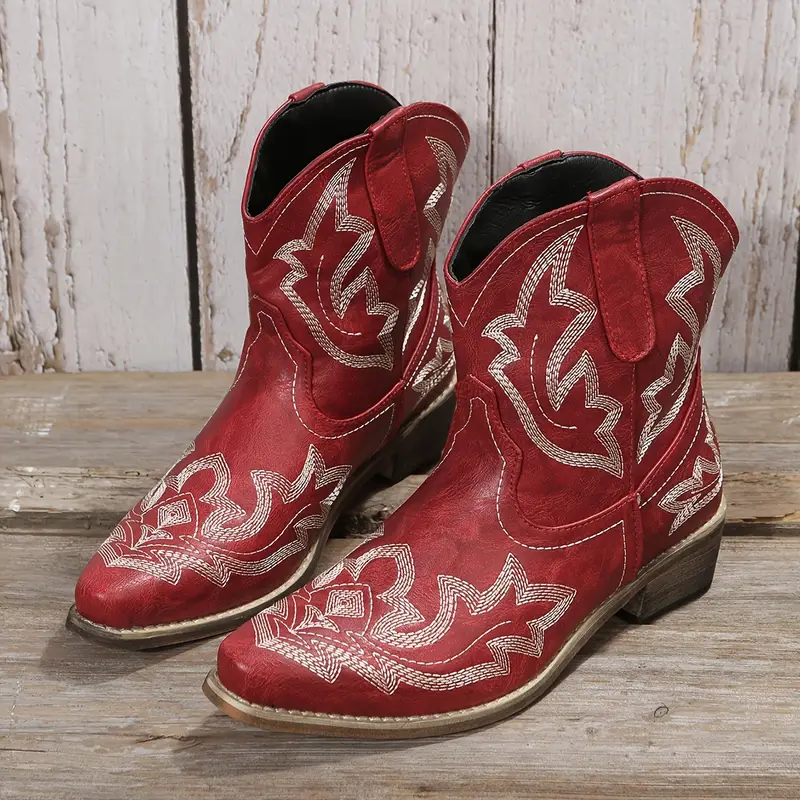 SORELLE™ VINTAGE FLORAL EMBROIDERED ANKLE BOOTS - Image 7