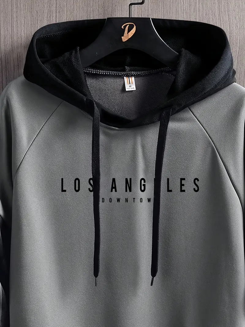 SOREN™ LOS ANGELES GRAPHIC COLOR-BLOCK HOODIE - Image 4