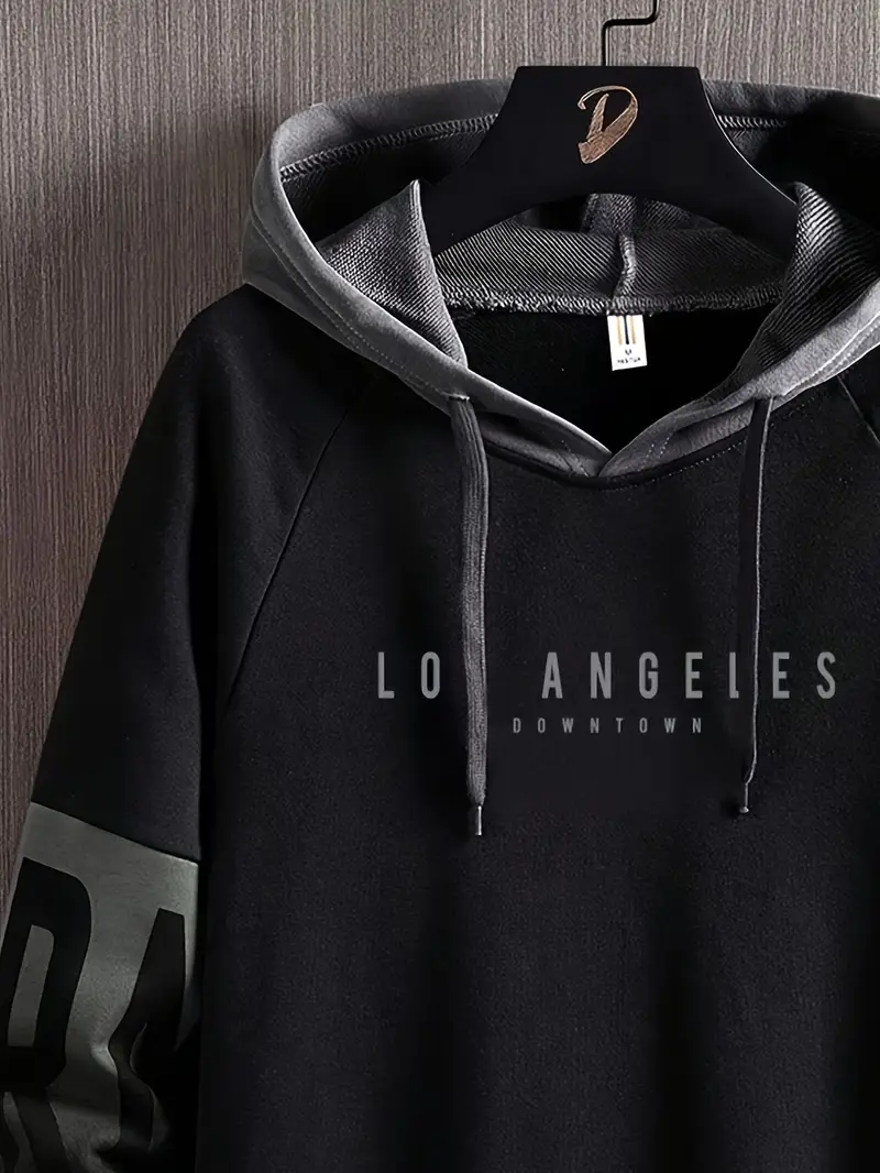 SOREN™ LOS ANGELES GRAPHIC COLOR-BLOCK HOODIE - Image 7