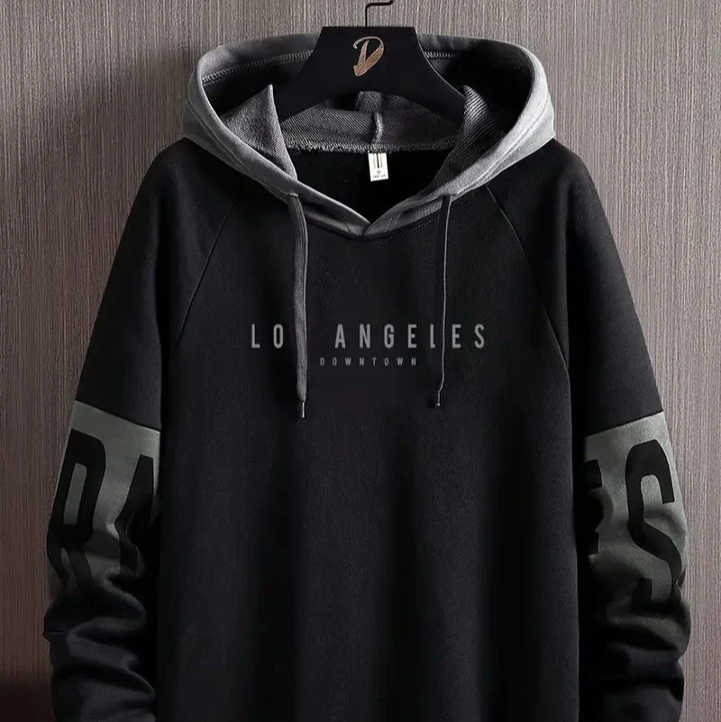 SOREN™ LOS ANGELES GRAPHIC COLOR-BLOCK HOODIE - Image 9