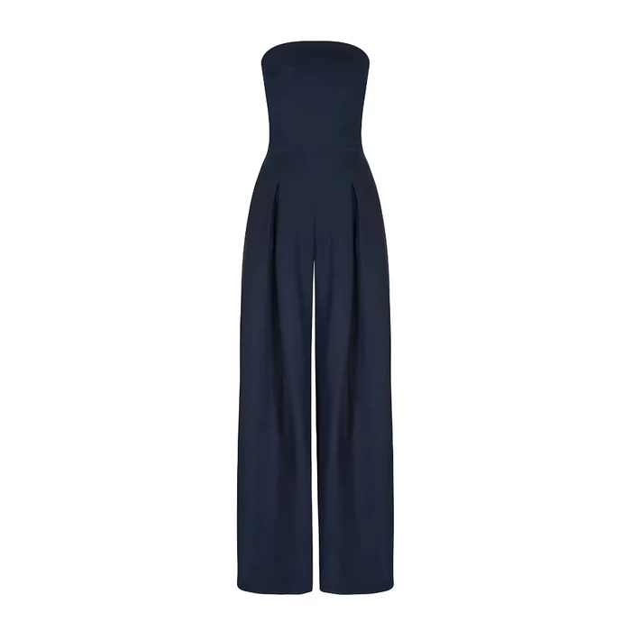 MODERN STYLE STRAPLESS LONG JUMPSUIT - Image 5