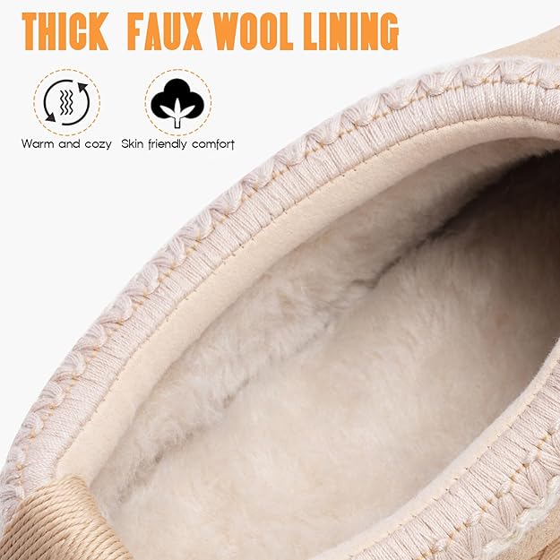 WOMEN'S PLATFORM SLIPPERS – COZY SUEDE ANKLE BOOTS WITH FLEECE LINING - Image 12