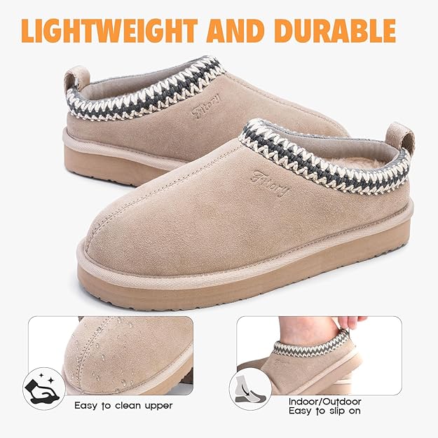 WOMEN'S PLATFORM SLIPPERS – COZY SUEDE ANKLE BOOTS WITH FLEECE LINING - Image 15