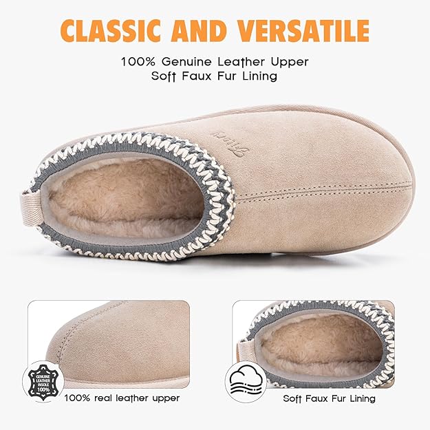 WOMEN'S PLATFORM SLIPPERS – COZY SUEDE ANKLE BOOTS WITH FLEECE LINING - Image 16