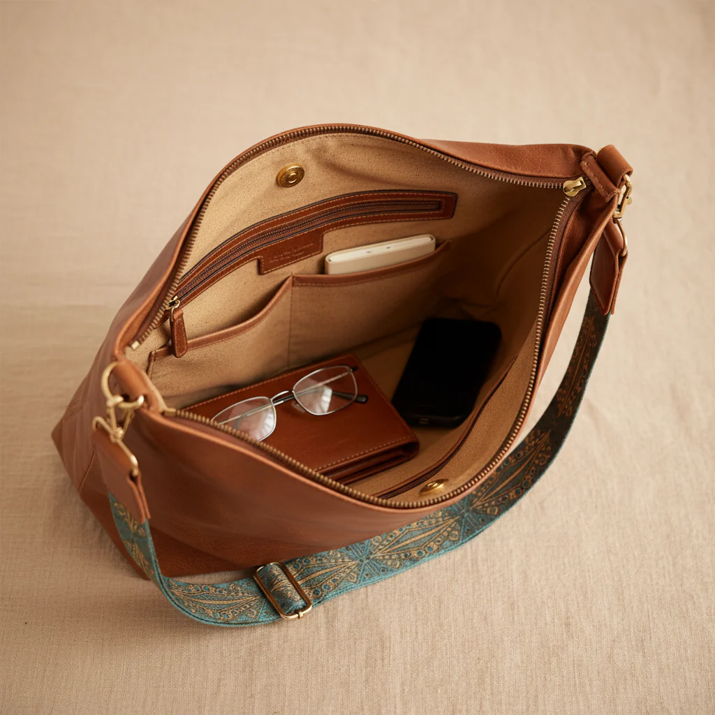 THÉRÈSEA AUTUMN VINTAGE BAG - Leather & Timeless - Image 6