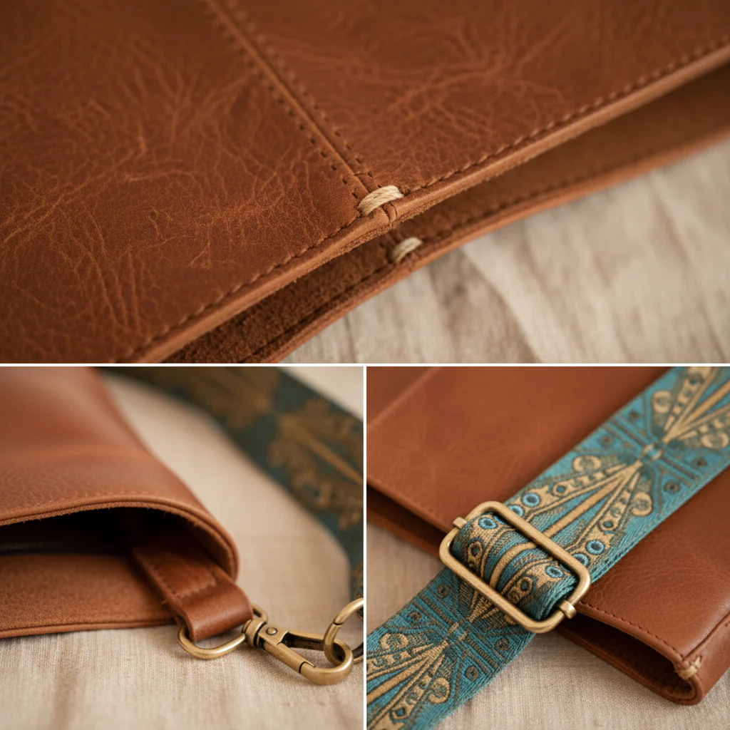 THÉRÈSEA AUTUMN VINTAGE BAG - Leather & Timeless - Image 7