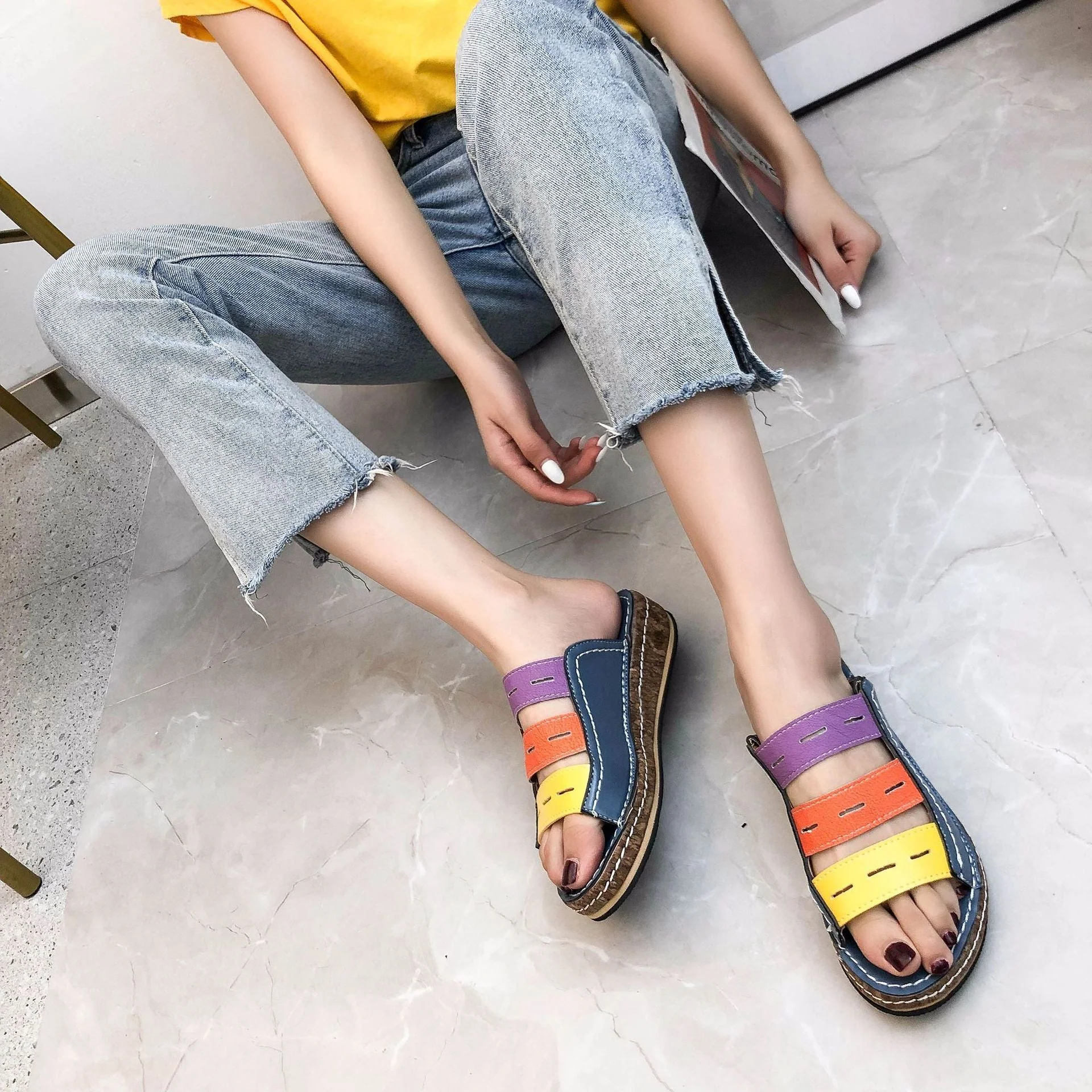 PREMIUM ORTHOPEDIC TRICOLOR SANDALS - 2026 - Image 8