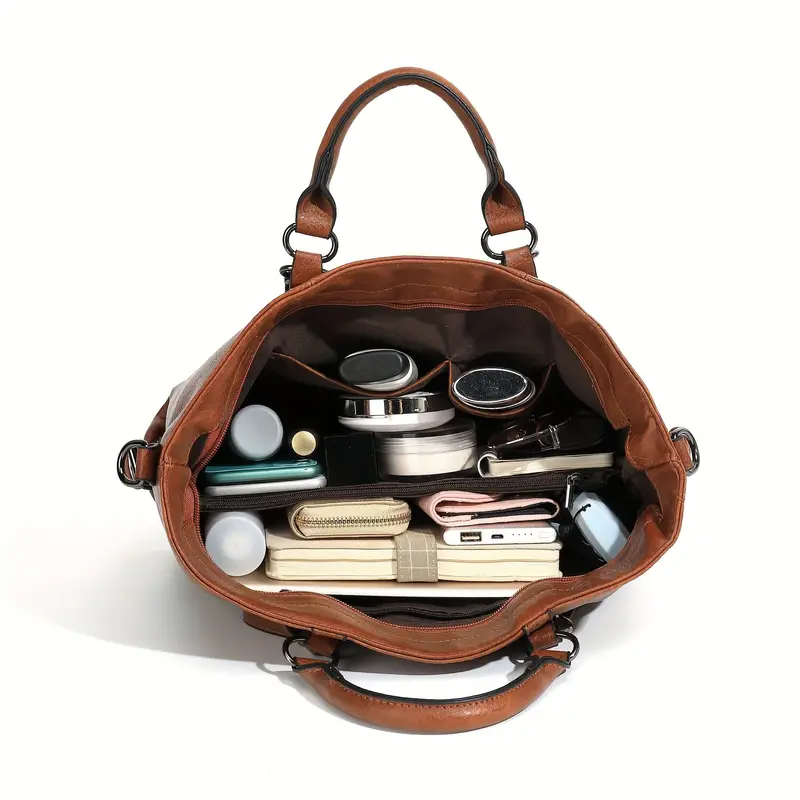 VIOLET™ FASHION CLASSIC VINTAGE LEATHER WOMEN'S TOTE HANDBAG - Image 7