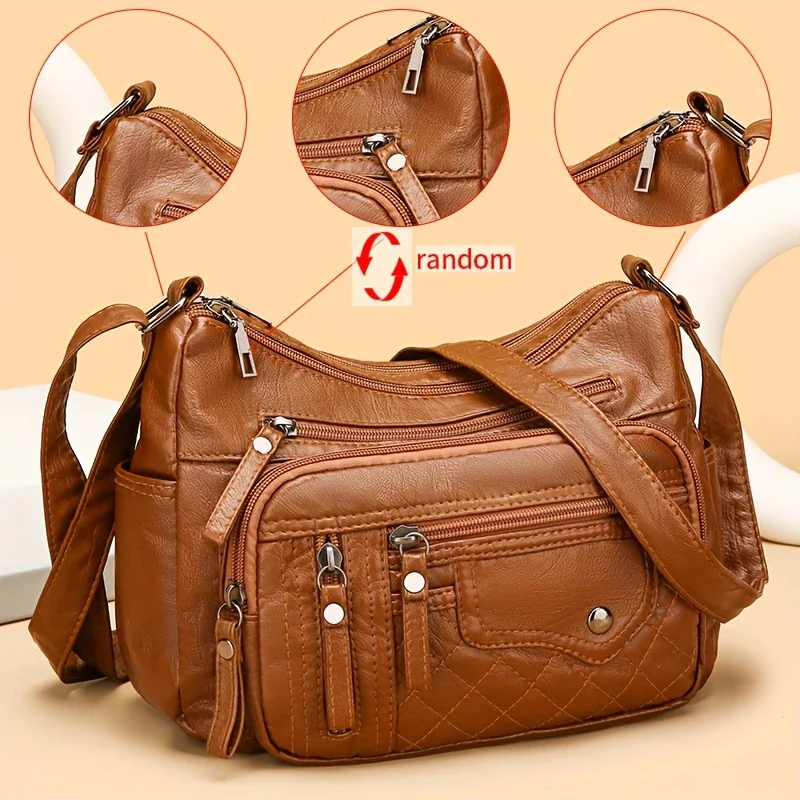 VOYAGE CHARM™ — LARGE CAPACITY NYLON SHOULDER BAG WITH ANTI-THEFT ZIP - Image 10