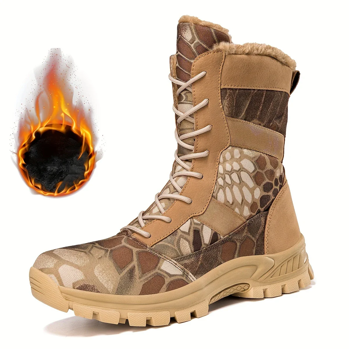 WILDFORT™ — MEN’S CAMO INSULATED HIKING BOOTS - Image 10