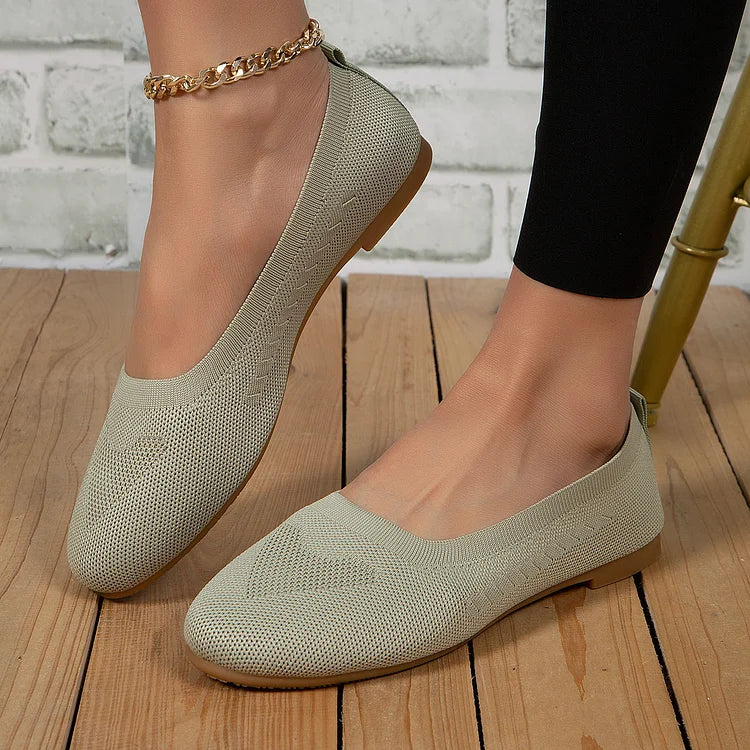 WOMEN'S WOVEN BREATHABLE FLAT ORTHOPEDIC SHOES - Image 3