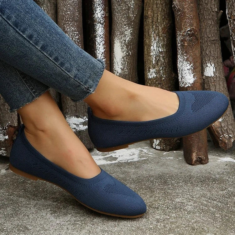WOMEN'S WOVEN BREATHABLE FLAT ORTHOPEDIC SHOES - Image 9