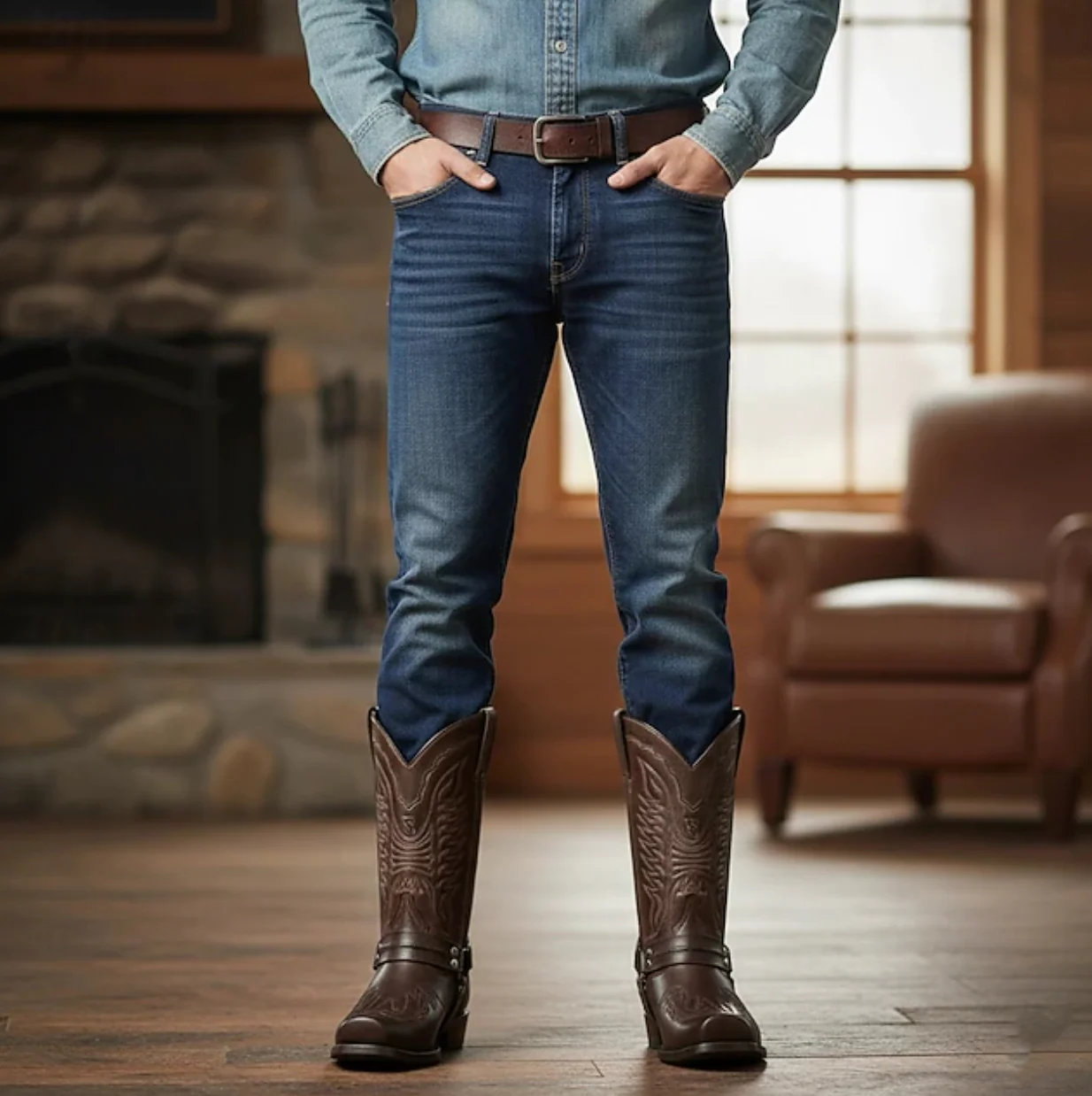WYATT™ OUTDOOR FASHION WESTERN COWBOY BOOTS - Image 3