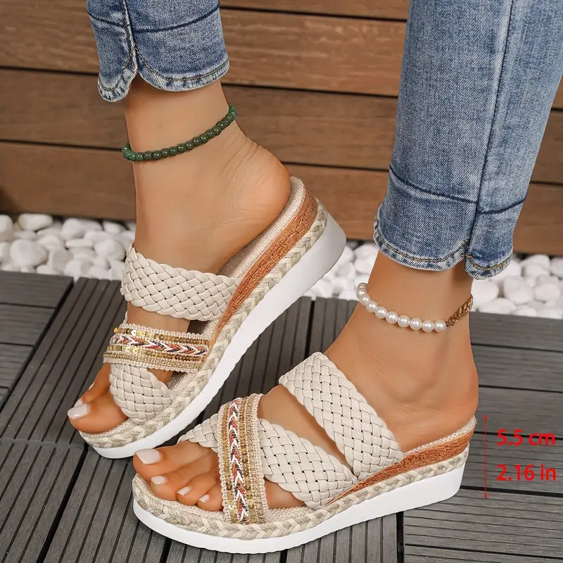 YARRA BAY™ ORTHOPEDIC WEDGE SANDALS - Image 2
