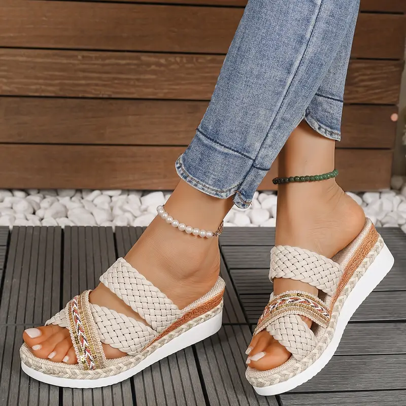 YARRA BAY™ ORTHOPEDIC WEDGE SANDALS - Image 3