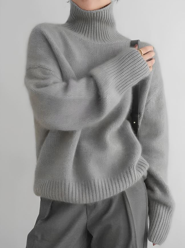 YEKE - COZY TURTLENECK SWEATER - Image 2
