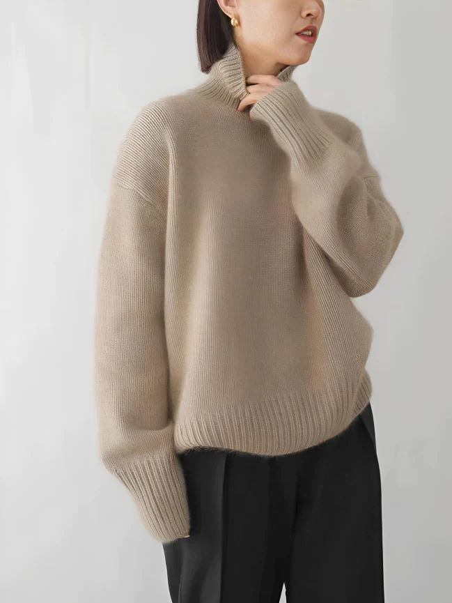 YEKE - COZY TURTLENECK SWEATER - Image 4